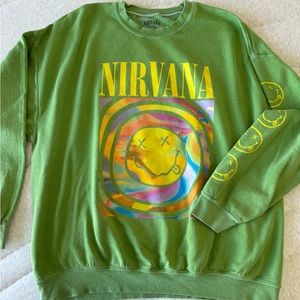 Oversized Urban Outfitters Nirvana Sweatshirt